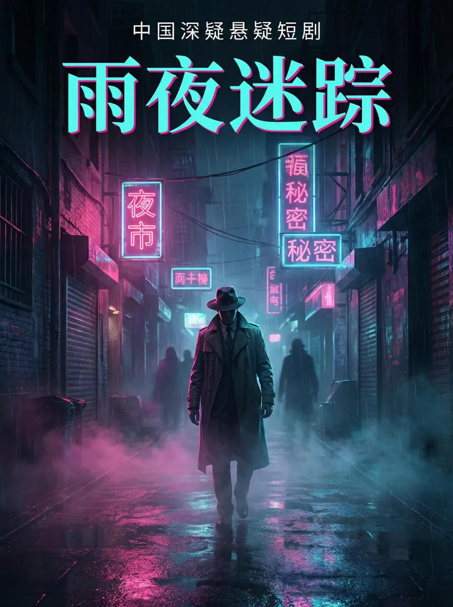 h的日本动画片 悬疑追踪短剧 - 雨夜迷踪海报